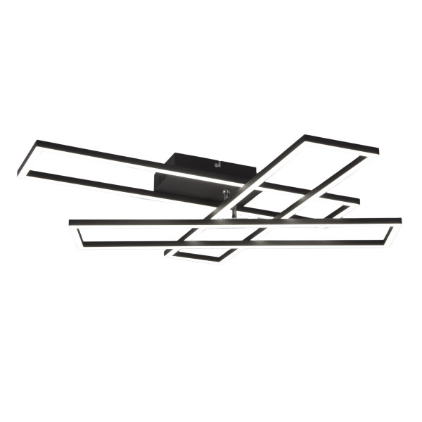 Plafon CORSO z pilotem prostokątny czarny LED 1x36W 66cm 4600lm IP20 RL 880995