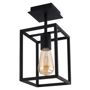 Plafon Crate stalowy czarny 147816 Plafon Crate stalowy czarny 147816