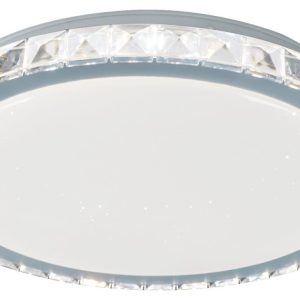 Plafon Cressida okrągły srebrny LED 1x24W 40,5cm 1720lm IP20 Rabalux 881354 Plafon Cressida okrągły srebrny LED 1x24W 40,5cm 1720lm IP20 Rabalux 881354