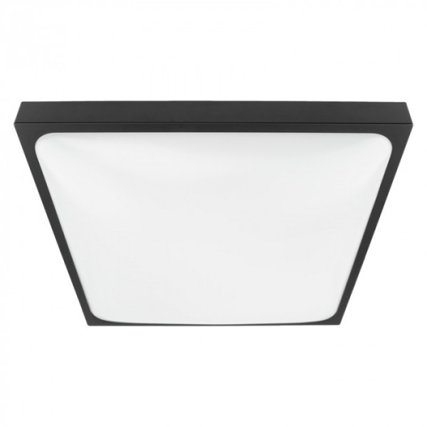 Plafon czarno-biały kwadratowy 30cm 2xE27x40W IP20 Ecolight 1017615