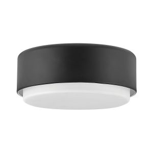 Plafon czarno-biały okrągły 30,5cm CEDRIC 2xE27x40W IP20 Hinkley 879576 Plafon czarno-biały okrągły 30,5cm CEDRIC 2xE27x40W IP20 Hinkley 879576