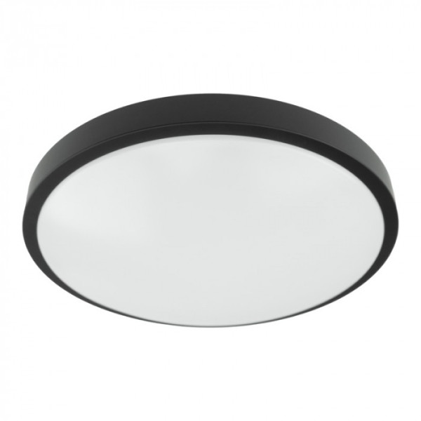 Plafon czarno-biały okrągły 30cm 2xE27x40W IP20 Ecolight 1017633