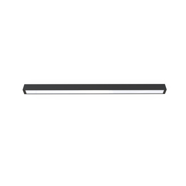 Plafon czarno-biały prostokątny 5,5cm STRAIGHT 1xT8x32W IP20 Nowodvorski 1003313