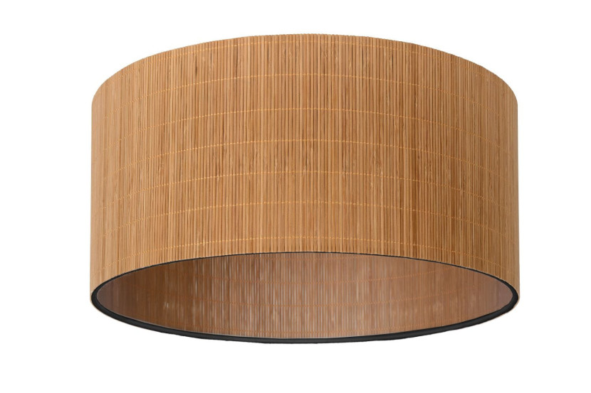 Plafon czarno-brązowy okrągły 42cm MAGIUS 1xE27x40W IP20 Lucide 1017936