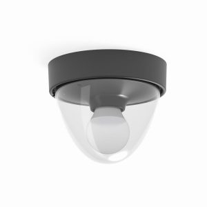 Plafon czarno-przezroczysty okrągły 17cm NOOK 1xE27x40W IP44 Nowodvorski 881107 Plafon czarno-przezroczysty okrągły 17cm NOOK 1xE27x40W IP44 Nowodvorski 881107
