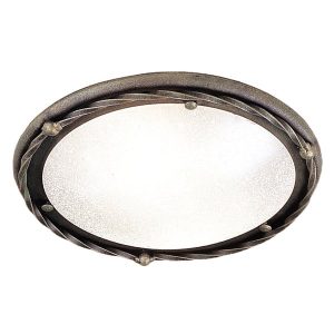 Plafon czarno-złoty-biały okrągły 30cm Pembroke 1xE27x40W IP20 Elstead 881175 Plafon czarno-złoty-biały okrągły 30cm Pembroke 1xE27x40W IP20 Elstead 881175