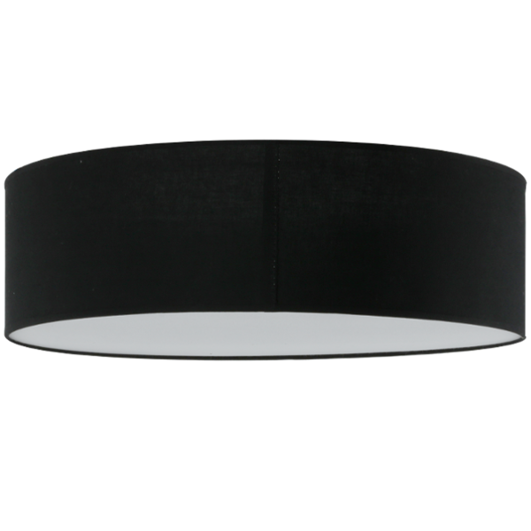 Plafon czarny okrągły 40cm IGLO 3xE27x40W IP20 Lampex 1017987