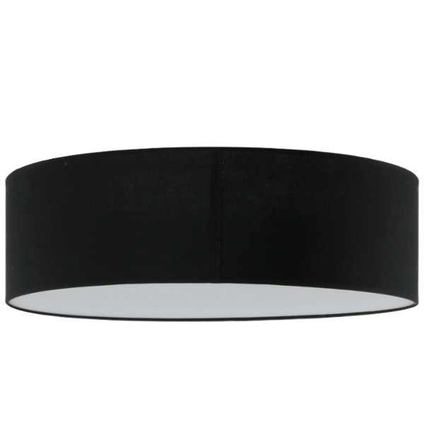Plafon czarny okrągły 50cm IGLO 3xE27x40W IP20 Lampex 1017989