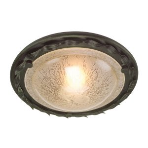Plafon czarny-złota patyna okrągły 30cm Olivia 1xE27x60W IP20 Elstead 881113 Plafon czarny-złota patyna okrągły 30cm Olivia 1xE27x60W IP20 Elstead 881113