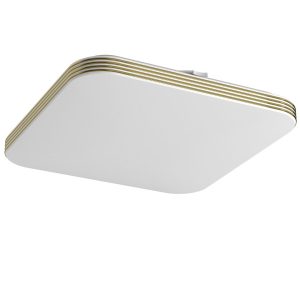 Plafon Dabar kwadratowy biało-złoty LED 1x17W 33cm 1530lm IP44 Eko-Light 1030531 Plafon Dabar kwadratowy biało-złoty LED 1x17W 33cm 1530lm IP44 Eko-Light 1030531
