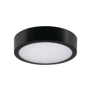 Plafon DABER okrągły czarny LED 1x13W 25,1cm 1490lm IP66 Kanlux 872377 Plafon DABER okrągły czarny LED 1x13W 25,1cm 1490lm IP66 Kanlux 872377