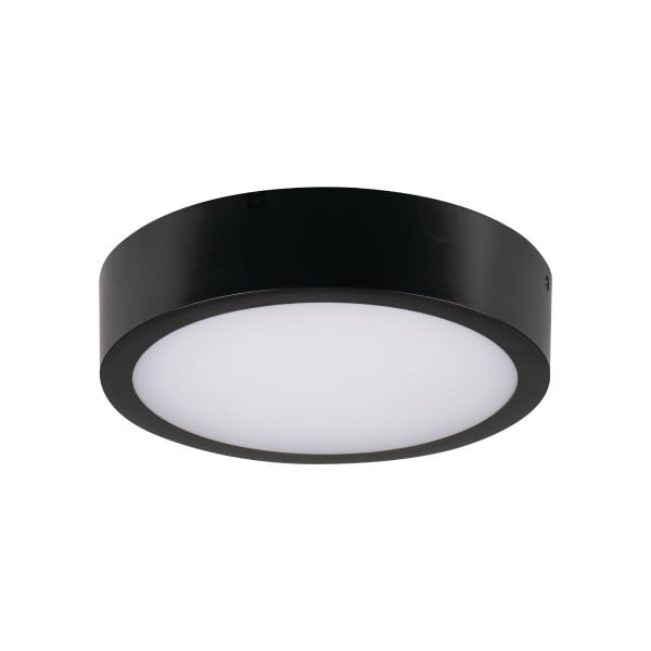 Plafon DABER okrągły czarny LED 1x13W 25,1cm 1490lm IP66 Kanlux 872377