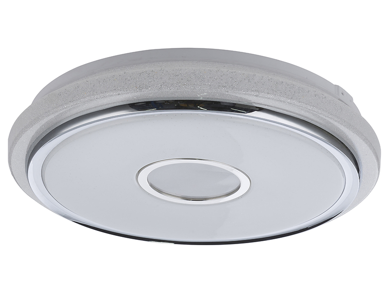 Plafon Dani LED 50 cm biało-srebrny 24164