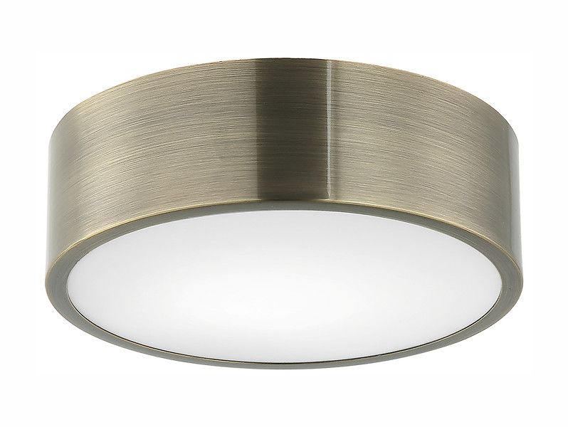 Plafon Dante 25 cm stalowy złoty 54608