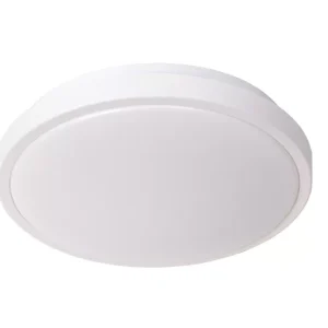 Plafon DASHER okrągły biały LED 1x12W 29,3cm 700lm IP44 Lucide 881318 Plafon DASHER okrągły biały LED 1x12W 29,3cm 700lm IP44 Lucide 881318
