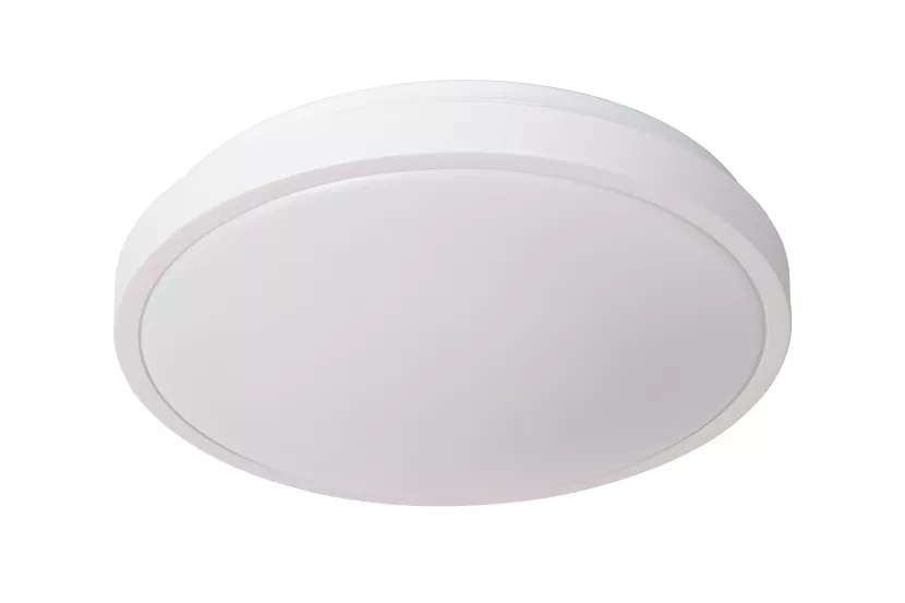 Plafon DASHER okrągły biały LED 1x18W 34,8cm 1150lm IP44 Lucide 881220