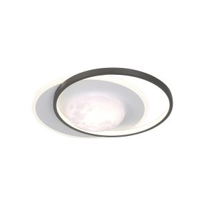 Plafon Desulo księżyc czarny LED 30W Biały zmienny 3900lm IP20 Italux 1017984 Plafon Desulo księżyc czarny LED 30W Biały zmienny 3900lm IP20 Italux 1017984