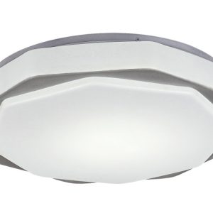Plafon Dettora z pilotem okrągły szary LED 1x18W 37cm 1150lm IP20 Rabalux 872992 Plafon Dettora z pilotem okrągły szary LED 1x18W 37cm 1150lm IP20 Rabalux 872992