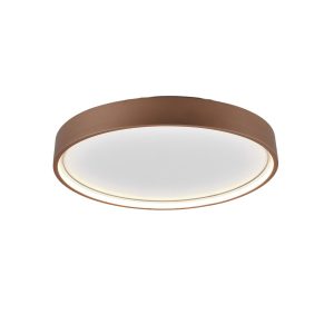 Plafon DOHA okrągły brązowo-biały LED 1x29W 45cm 3260lm IP20 Trio 872371 Plafon DOHA okrągły brązowo-biały LED 1x29W 45cm 3260lm IP20 Trio 872371