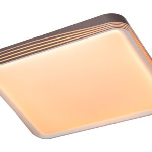 Plafon DRUZOR kwadratowy brązowo-biały LED 1x40W 48cm 2100lm IP20 Rabalux 879536 Plafon DRUZOR kwadratowy brązowo-biały LED 1x40W 48cm 2100lm IP20 Rabalux 879536