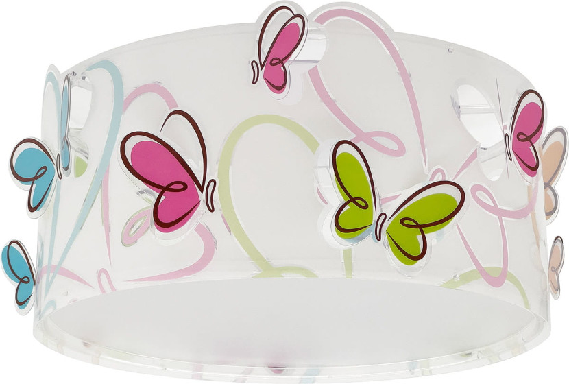 Plafon dziecięcy Butterfly 2xE27 multikolor 1030655