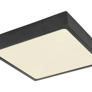 Plafon Echo LED 17 cm metalowa czarny 47879 Plafon Echo LED 17 cm metalowa czarny 47879