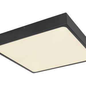 Plafon Echo LED 22 cm metalowa czarny 47880 Plafon Echo LED 22 cm metalowa czarny 47880