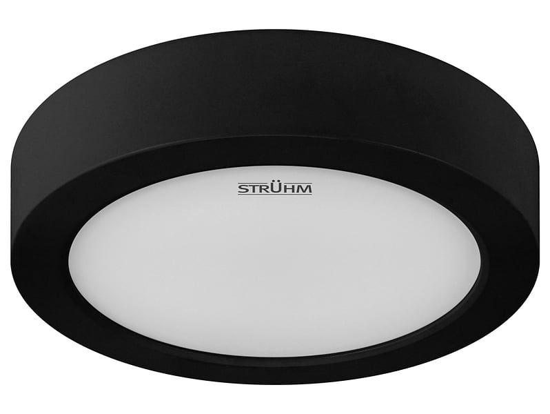 Plafon Edor LED 15 cm ze zmienną barwą światła czarny 659592