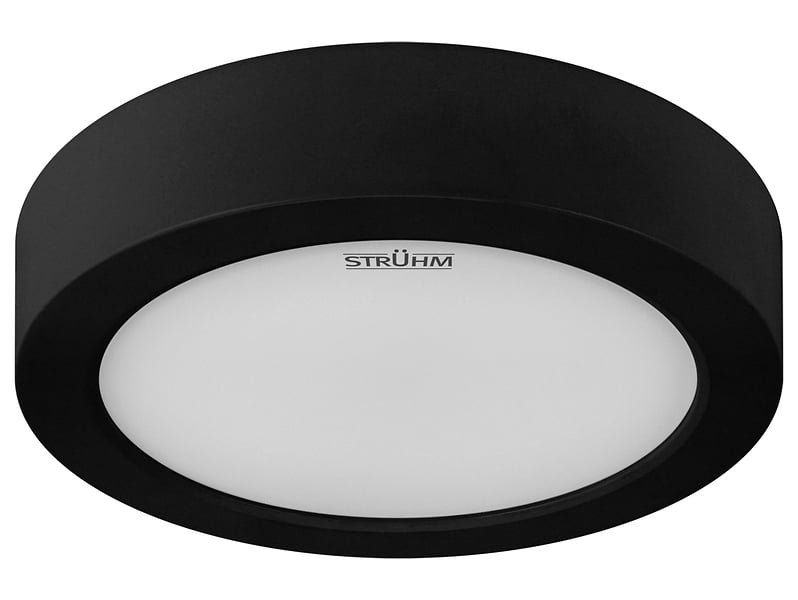 Plafon Edor LED 17,5 cm ze zmienną barwą światła czarny 659594