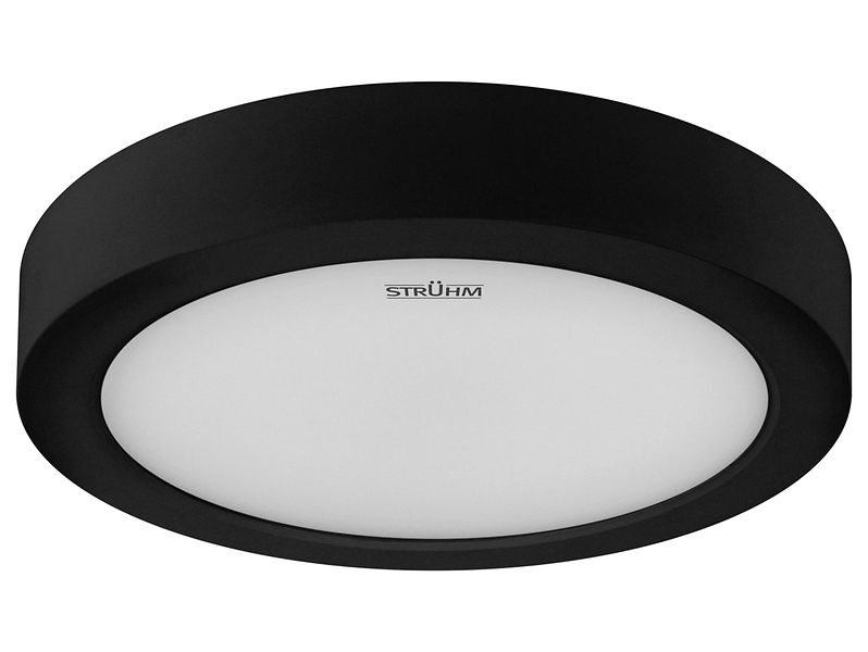 Plafon Edor LED 30 cm ze zmienną barwą światła czarny 659598