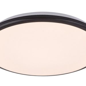 Plafon Engon okrągły czarno-biały LED 1x18W 27cm 940lm IP20 Rabalux 872980 Plafon Engon okrągły czarno-biały LED 1x18W 27cm 940lm IP20 Rabalux 872980
