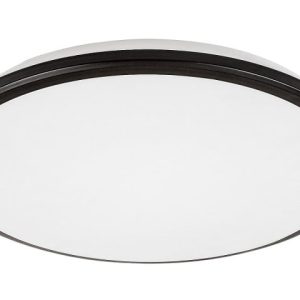 Plafon Engon okrągły czarno-biały LED 1x24W 38cm 1400lm IP20 Rabalux 872911 Plafon Engon okrągły czarno-biały LED 1x24W 38cm 1400lm IP20 Rabalux 872911