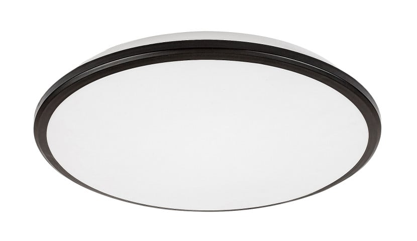 Plafon Engon okrągły czarno-biały LED 1x24W 38cm 1400lm IP20 Rabalux 872911