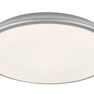 Plafon Engon okrągły srebrno-biały LED 1x18W 27cm 1220lm IP20 Rabalux 873008 Plafon Engon okrągły srebrno-biały LED 1x18W 27cm 1220lm IP20 Rabalux 873008