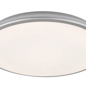 Plafon Engon okrągły srebrno-biały LED 1x24W 38cm 1620lm IP20 Rabalux 872955 Plafon Engon okrągły srebrno-biały LED 1x24W 38cm 1620lm IP20 Rabalux 872955