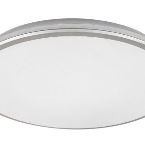 Plafon Engon okrągły srebrno-biały LED 1x45W 48cm 3300lm IP20 Rabalux 872976 Plafon Engon okrągły srebrno-biały LED 1x45W 48cm 3300lm IP20 Rabalux 872976