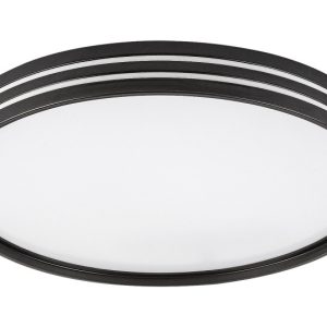 Plafon Epora okrągły czarny LED 1x25W 39cm 1120lm IP20 Rabalux 949110 Plafon Epora okrągły czarny LED 1x25W 39cm 1120lm IP20 Rabalux 949110