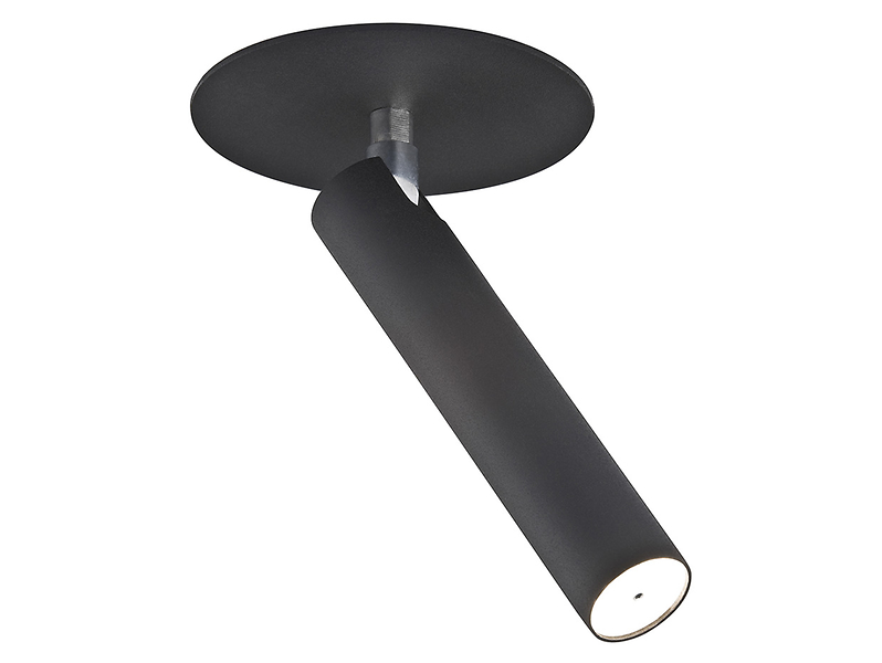 Plafon Etna LED stalowy czarny 17146