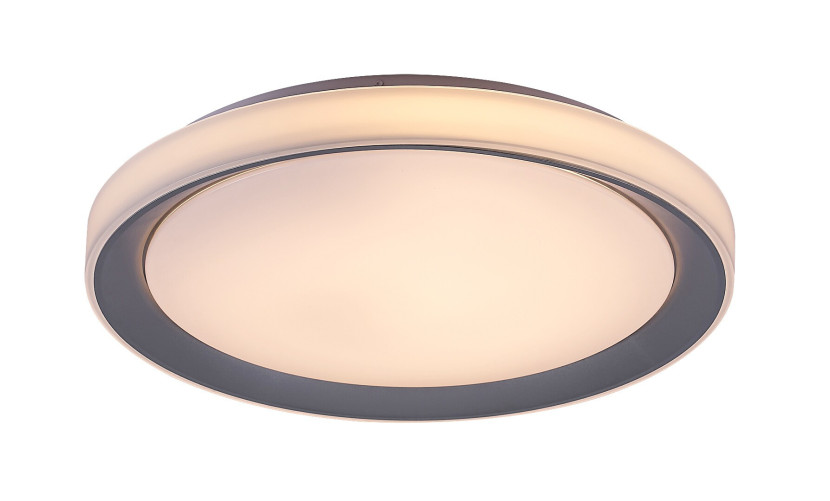 Plafon Everest z pilotem okrągły srebrny LED 1x40W 51cm 3200lm IP20 Rabalux 872923