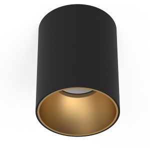 Plafon Eye Tone stalowy czarno-złoty 147798 Plafon Eye Tone stalowy czarno-złoty 147798