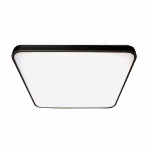 Plafon FABIO kwadratowy czarno-biały LED 1x23W 37cm lm IP20 Milagro 873088 Plafon FABIO kwadratowy czarno-biały LED 1x23W 37cm lm IP20 Milagro 873088