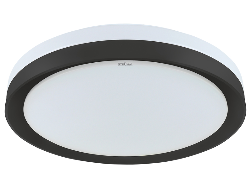 Plafon Figaro 38,5 cm stalowy czarny 659602