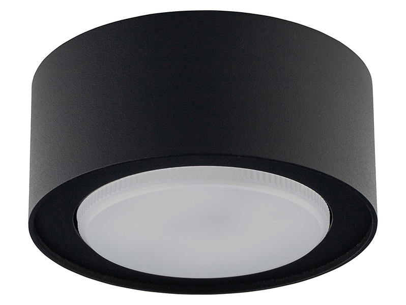 Plafon Flea LED stalowy czarny 38010