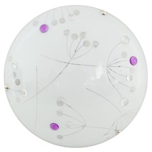 Plafon FLORAL okrągły biały LED 1x10W 30cm 660lm IP20 Candellux 872720