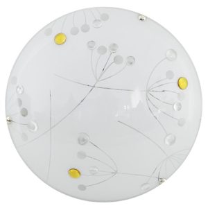 Plafon FLORAL okrągły biały LED 1x10W 30cm 660lm IP20 Candellux 872730
