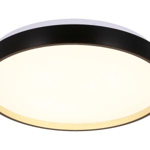 Plafon Florida LED metalowy czarny 201584