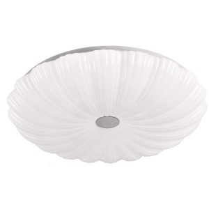 Plafon FLOWER z pilotem okrągły biały LED 1x72W 48cm 8000lm IP20 Polux 871219