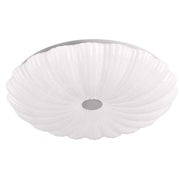 Plafon FLOWER z pilotem okrągły biały LED 1x72W 48cm 8000lm IP20 Polux 871219