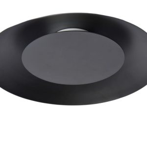 Plafon FOSKAL okrągły czarny LED 1x12W 34,5cm 900lm IP20 Lucide 1017694