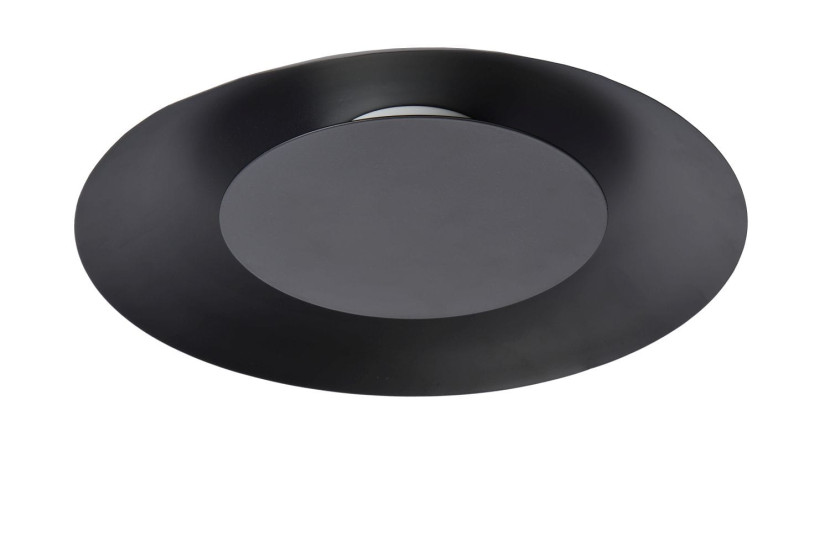 Plafon FOSKAL okrągły czarny LED 1x12W 34,5cm 900lm IP20 Lucide 1017694